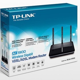 تصویر مودم روتر بی سیم AC1900 تی پی لینک مدل آرچر VR900 TP-Link VDSL/ADSL Archer VR900 AC1900 Wireless Modem Router