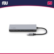 تصویر مبدل USB-C یک به هفت بلکین مدل AVC009btSGY 