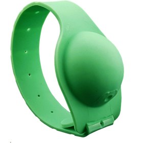 تصویر دستبند نگهدارنده ژل ضد عفونی کننده مدل CVD03 - سبز روشن 