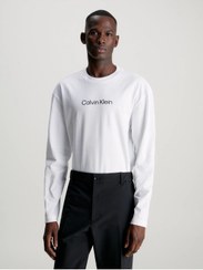 تصویر تیشرت مردانه کلوین کلاین اورجینال سفید Calvin Klein K10K112396 