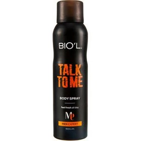 تصویر اسپری بدن مردانه بیول مدل Talk To Me حجم 150میل Biol Body Spray model Talk To Me For Men 150ml