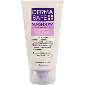 تصویر ژل شستشوی صورت و اطراف چشم مدل سنسی درم درماسیف 150 میلی لیتر Sensi Derm Derma safe face eye wash gel 150 ml