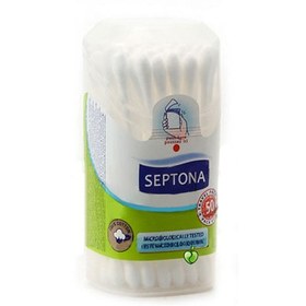 تصویر گوش پاک کن با درب فشاری 50 عددی سپتونا Septona Cotton Buds 50 Pieces