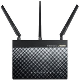 تصویر مودم-روتر ADSL/VDSL بی‌سیم و دوبانده ایسوس مدل DSL-AC68U Asus DSL-AC68U Dual-Band Wireless-AC1900 Gigabit ADSL/VDSL Modem Router