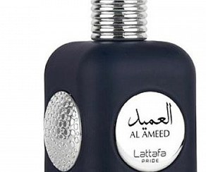 تصویر عطر ادکلن العمید سیلور نقره ای لطافه پراید 100 میل اصل Lattafa Perfumes - Al Ameed