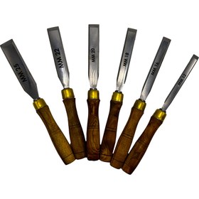 تصویر مغار تخت منبت کاری - ست کامل 6 عددی 