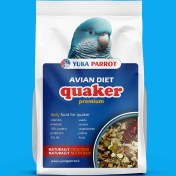 تصویر غذای طوطی راهب ( کواکر ) - پریمیوم - yukaparrot 