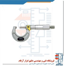 تصویر میکرومتر آسیمتو 50-25 میلی متر خارج سنج مدل 0-02-101 Asimeto Outside Micrometer 101-02-0