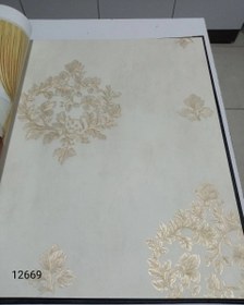 تصویر کاغذ دیواری رنگ روشن قابل شست وشو پی وی سی Waterproof wallcovering