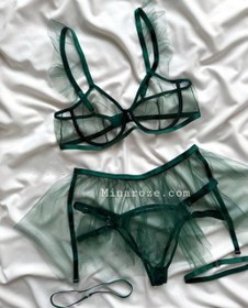 تصویر ست لباس زیر فانتزی زنانه جنس تورگاز با کیفیت عالی دارای سایزبندی کد 1870 Women's lingerie