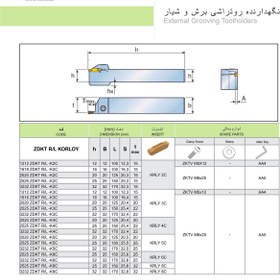 تصویر هلدر برش کرولای راست روتراش MGEHR 2525 - 2 MGEHR 2525 - 2