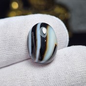 تصویر نگین سنگ اونیکس سلیمانی معدنی 