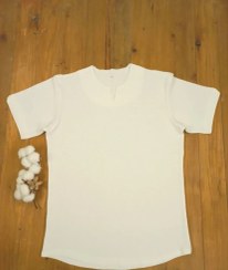 تصویر تیشرت نیم استین مردانه یقه کوبایی صددرصد پنبه ای/ کد ۸۰۵ 