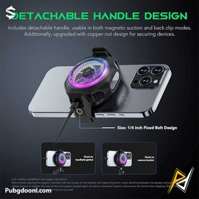 تصویر خنک کننده مگنتی رادیاتوری بلک شارک BlackShark MagCooler 4 Pro اورجینال 