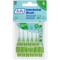 تصویر مسواک بین دندانی مدل Original با برس نرم سایز 5 بسته ۶ عددی ته په TePe Interdental Brush Original 0.8