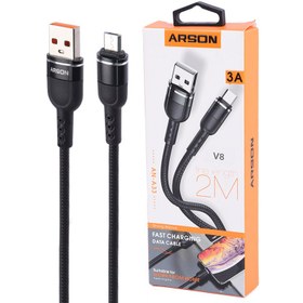 تصویر کابل میکرو یو اس بی فست شارژ Arson AN-A33 3A 2m ا Arson AN-A33 3A 2m Micro USB Fast Charging Cable Arson AN-A33 3A 2m Micro USB Fast Charging Cable