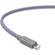 تصویر کابل USB به لایتنینگ رسی مدل RTC-N23L یک متری Recci Data Cable Honour Lightning 100cm RTC-N23L