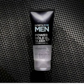 تصویر ژل موی سر قوی نورث فور من North for men Power Hold & Sleek Invisible Hair gel