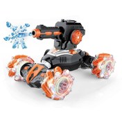 تصویر تانک کنترلی تیرانداز شارژی با ریموت و بمب آب 