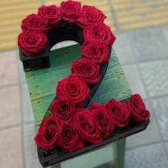 تصویر باکس گل حروف کد 4 