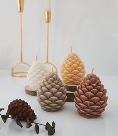 تصویر شمع دکوراتیو کاج 