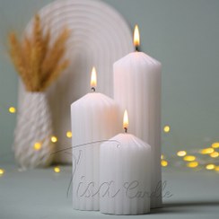 تصویر شمع استوانه شیاردار 