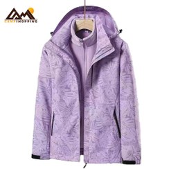 تصویر کاپشن دوپوش زنانه SNKO مدل 6268B با جنس پلی استر 