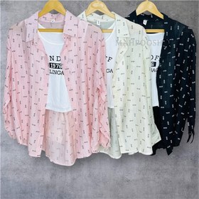 تصویر شومیز میومیو - مشکی miu miu