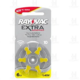 تصویر باتری ۱۰ سمعک ریوواک Rayovac Extra 10