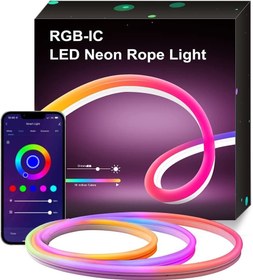 تصویر ریسه نئون LED RGB-IC مدل Wi-Fi 