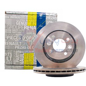 تصویر دیسک چرخ جلو ال90 رنو اصلی RENAULT Brake Disc 0670207802 FRONT L90