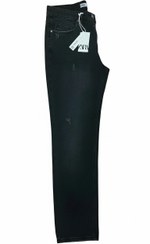 تصویر شلوار جین مردانه مدل بگ مشکی برند zara 