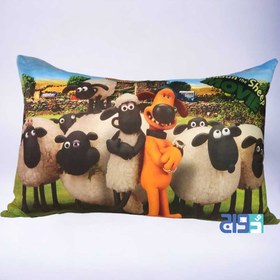 تصویر روبالشی کودک طرح بره نقلا کد 140303091 