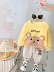 تصویر بلوز و شلوار مخمل کبریتی وارداتی - بلوز 