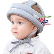 تصویر کلاه محافظ و ضربه گیر سر کودک 