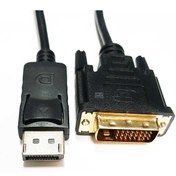 تصویر کابل displayport به dvi متراژ1.5متر cable displayport to dvi 1.5m