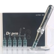 تصویر کیت میکرونیدلینگ دکتر پن Ultima M8 Dr.pen Ultima M8 Wireless Microneedling Pen kit