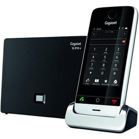 تصویر گوشی تلفن بی سیم لمسی گیگاست مدل SL910A ا Gigaset SL910A Wireless Phone Gigaset SL910A Wireless Phone