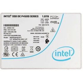 تصویر اس اس دی اینتل مدل Intel SSD DC P4500 Series 1TB 