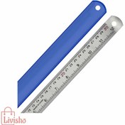 تصویر خط‌کش فلزی 30 سانت 