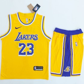 تصویر ست بسکتبالی لیکرز Lakers jersy set