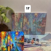 تصویر نقاشی آبرنگی شماره گذاری شده 