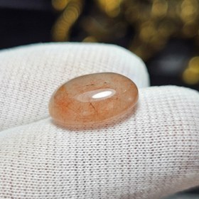 تصویر نگین سنگ طبیعی در مویی معدنی کد : 36238 