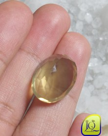 تصویر نگین کوارتز لیمویی 