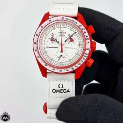 تصویر ساعت مچی سواچ مدل Omega کد ۲۲۴۵ با بند برزنتی 