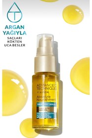 تصویر Avon سرم تغذیه کننده مو Advance Techniques با روغن آرگان مراکشی 30 میلی لیتر Avon Advance Techniques Fas Argan Yağı İçeren Besleyici Saç Serumu 30ml