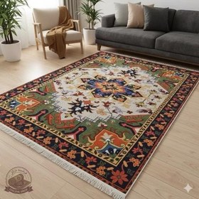 تصویر فرش ماشینی فرشینه طرح سنتی ابعاد دلخواه ضدلغزش 