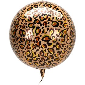 تصویر بادکنک فویلی پلنگی مدل 4D 