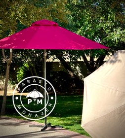 تصویر چتر پایه وسط سبک (فلزی) 2 متری 