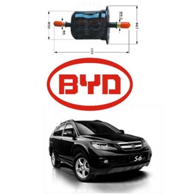 تصویر صافی بنزین BYD S6 F3 